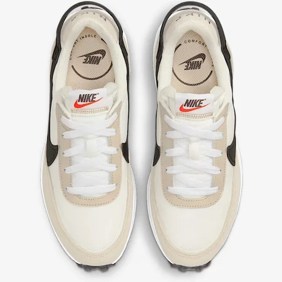 Nike Waffle Debut Sneakers - Sanddrift and Black - Picture 3 of 6